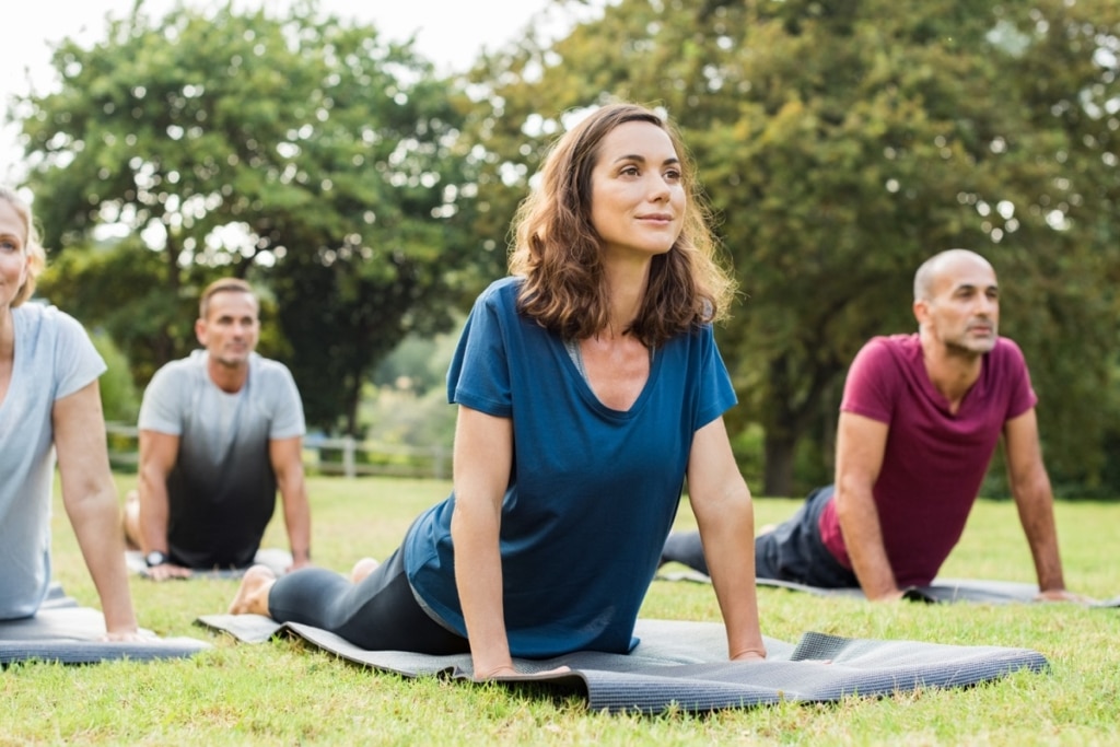 yoga en été