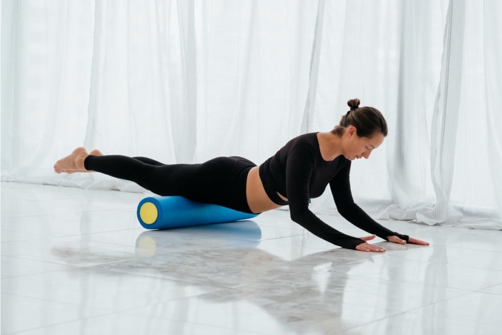 pilates foam roller