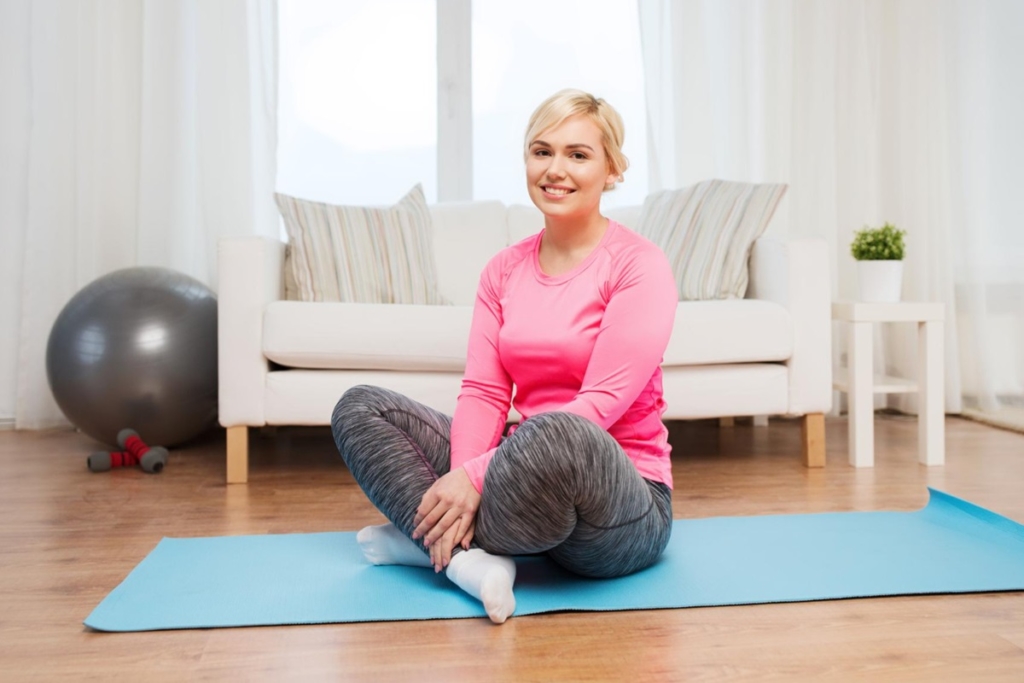 postures assises débutantes yoga