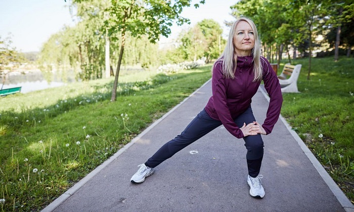 femme sport parc